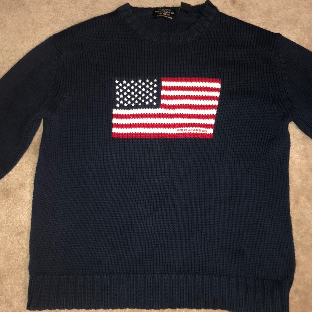 Vintage polo jeans sweater